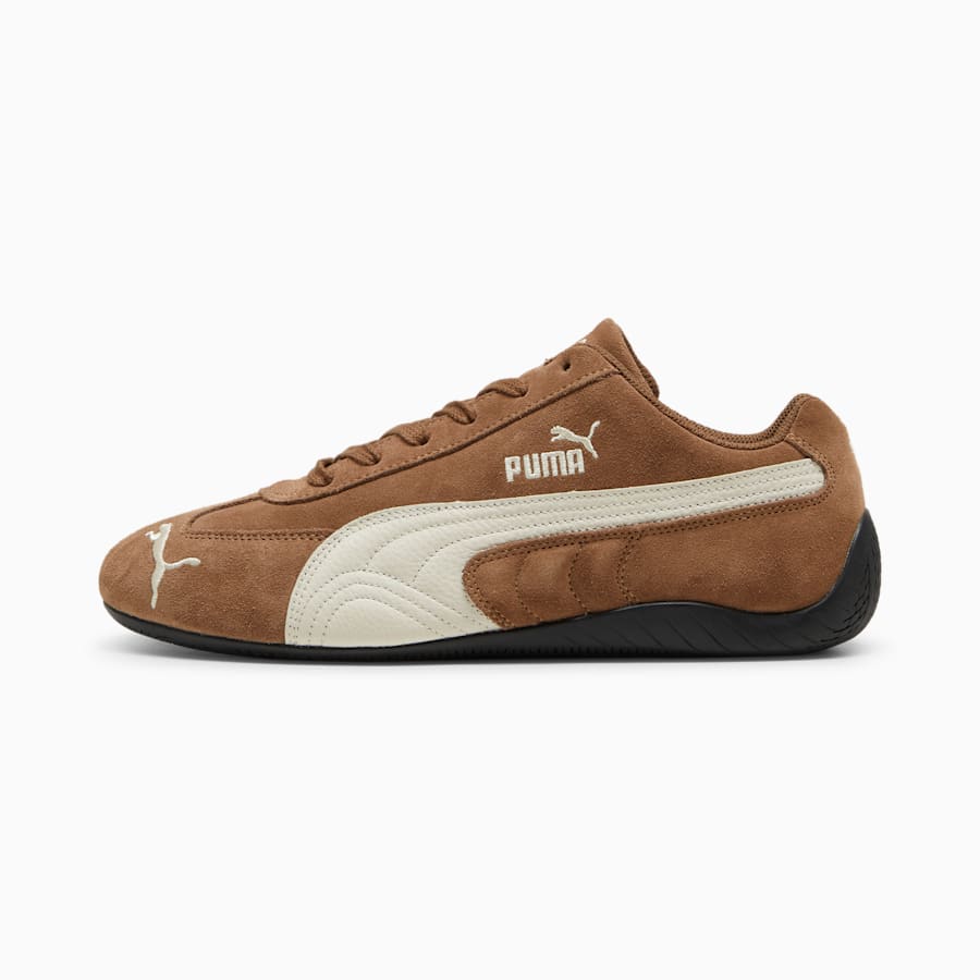 Brown tan suede Speedcat Archive Sneakers Unisex